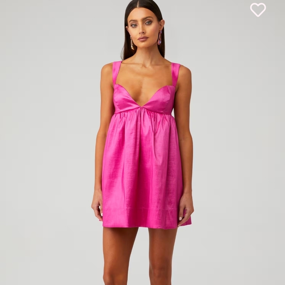 NWT for love and lemons SELENA MINI DRESS large